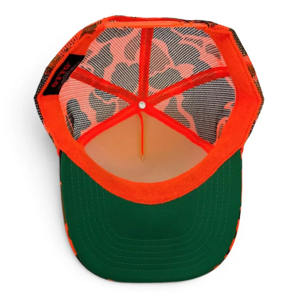 Montana Knife Co MKC Big State Logo Orange Foam Trucker Hunter Hat